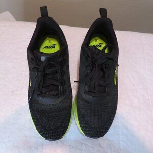 Avia Black Green Mesh Sneakers